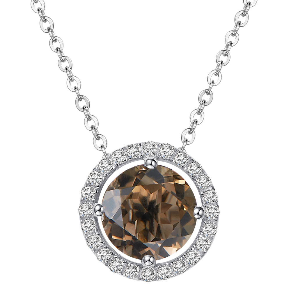 Royal Smoky Quartz Necklace - H.AZEEM London