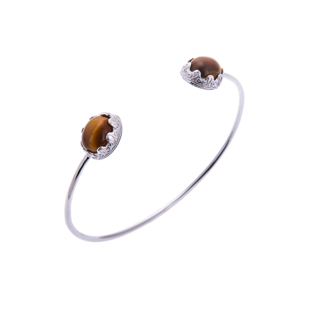 Lioness Silver Bangle - H.AZEEM London