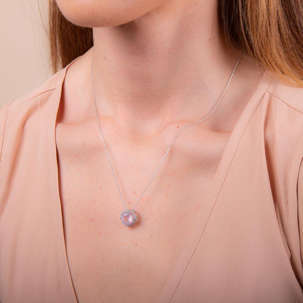 Royal Rose Quartz Necklace - H.AZEEM London