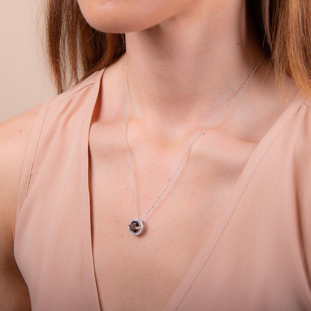 Royal Smoky Quartz Necklace - H.AZEEM London