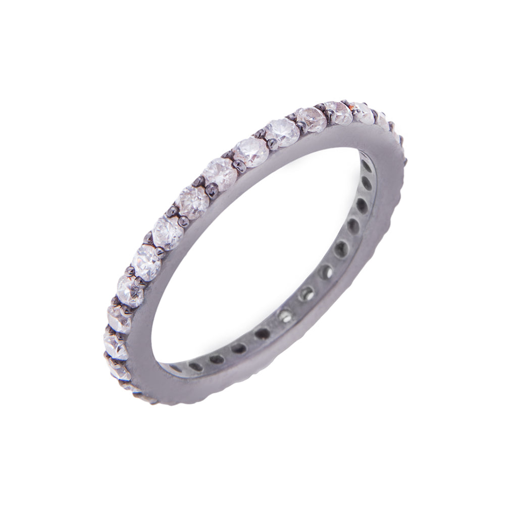 Silver Single Stacking Ring - H.AZEEM London